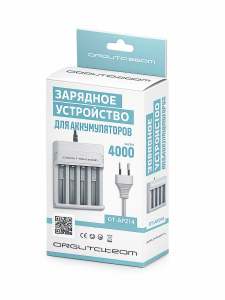 Зарядное устройство для аккумуляторов 18650 на 4 слота Орбита OT-APZ14